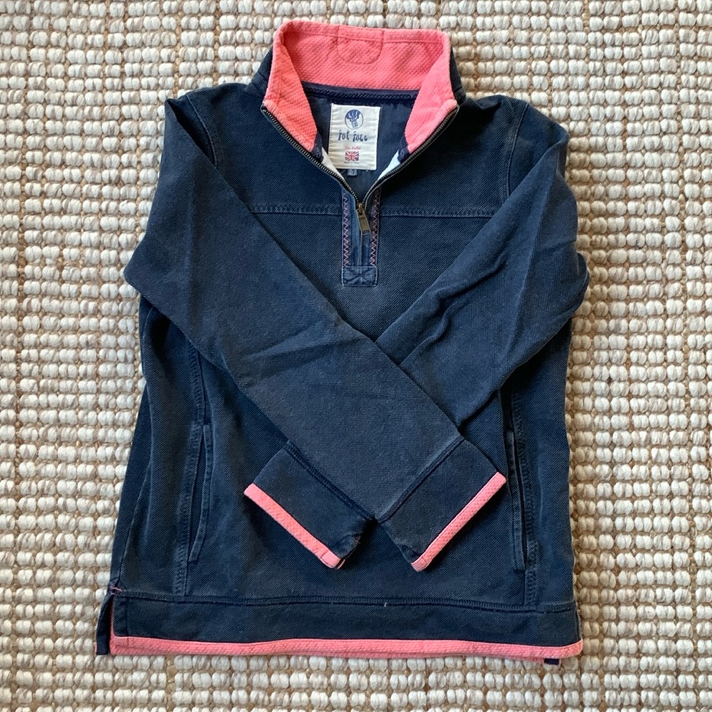 Fat face Arlie quarter zip size 6 sweatshirt